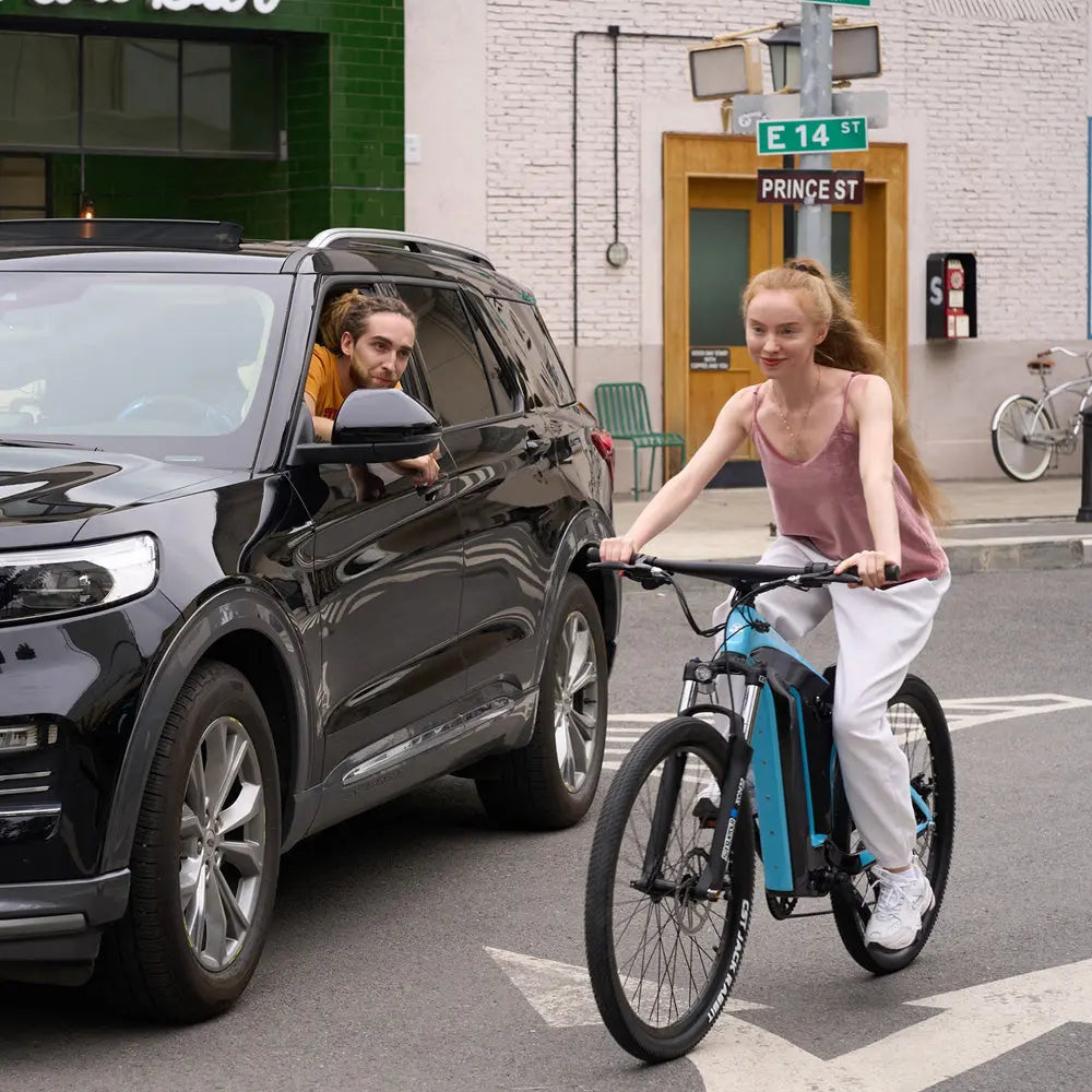 Rundeer Starry Sky UD Carbon Fiber Electric Bike - Top Speed 20mph | UL Safety Certified