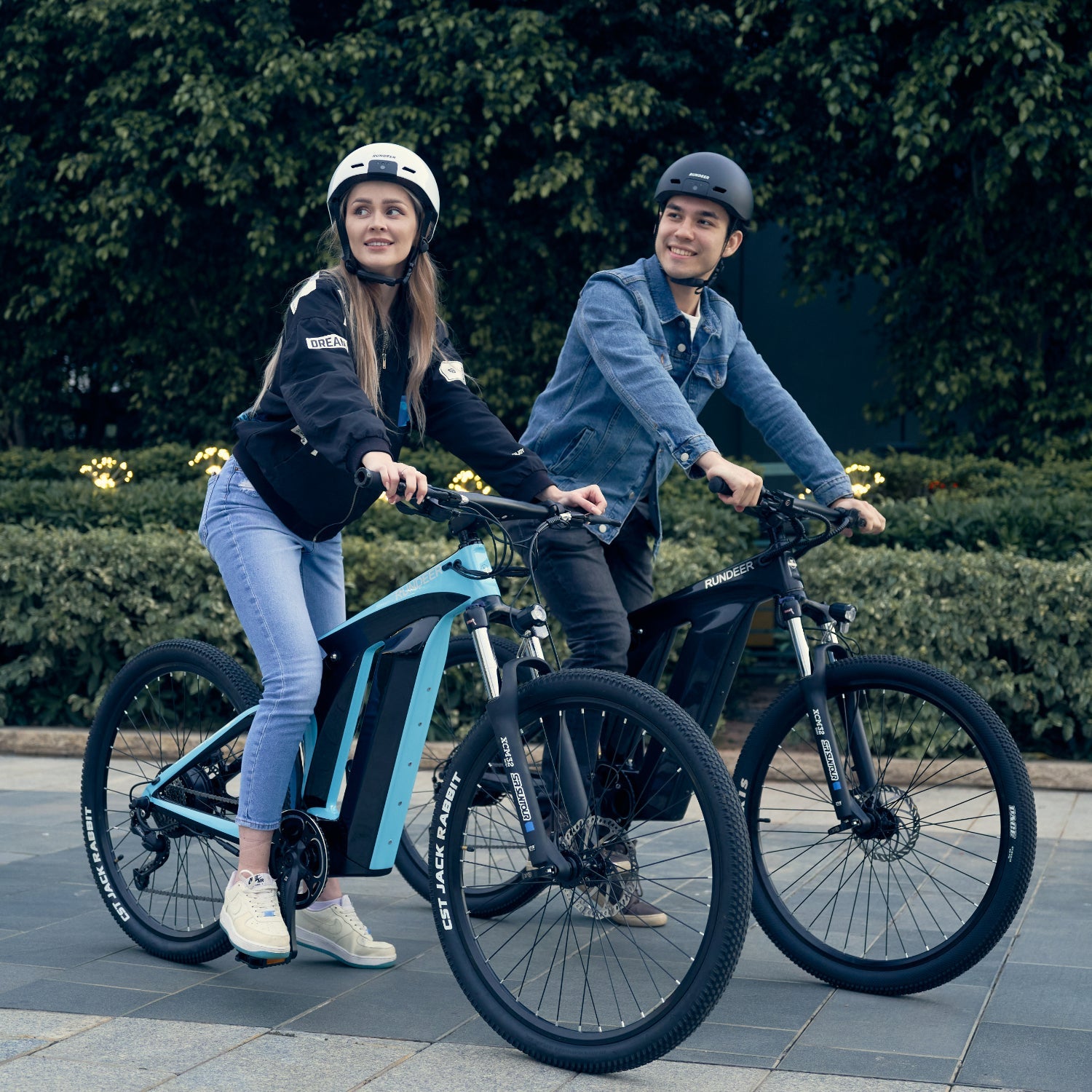 Rundeer Starry Sky 3K Carbon Fiber Electric Bike - Top Speed 20mph | UL Safety Certified