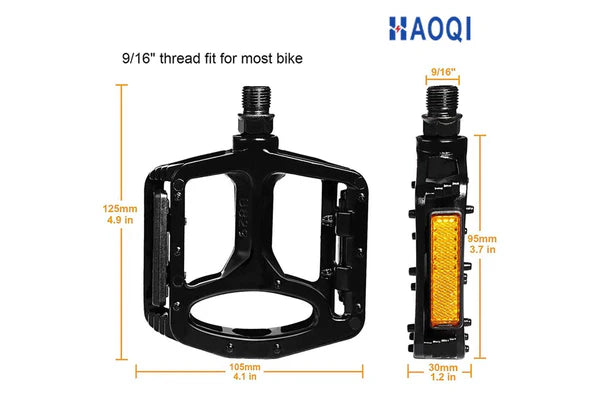 HAOQI 1 Pair Bike Pedals