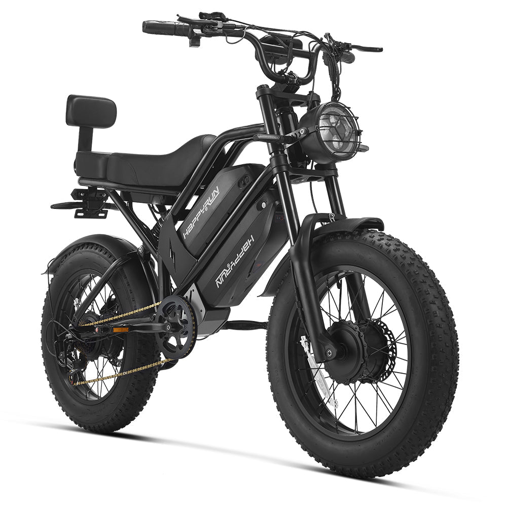 HappyRun G70 Pro Dual-Motor Dual-Battery Electric Cargo Bike(used)