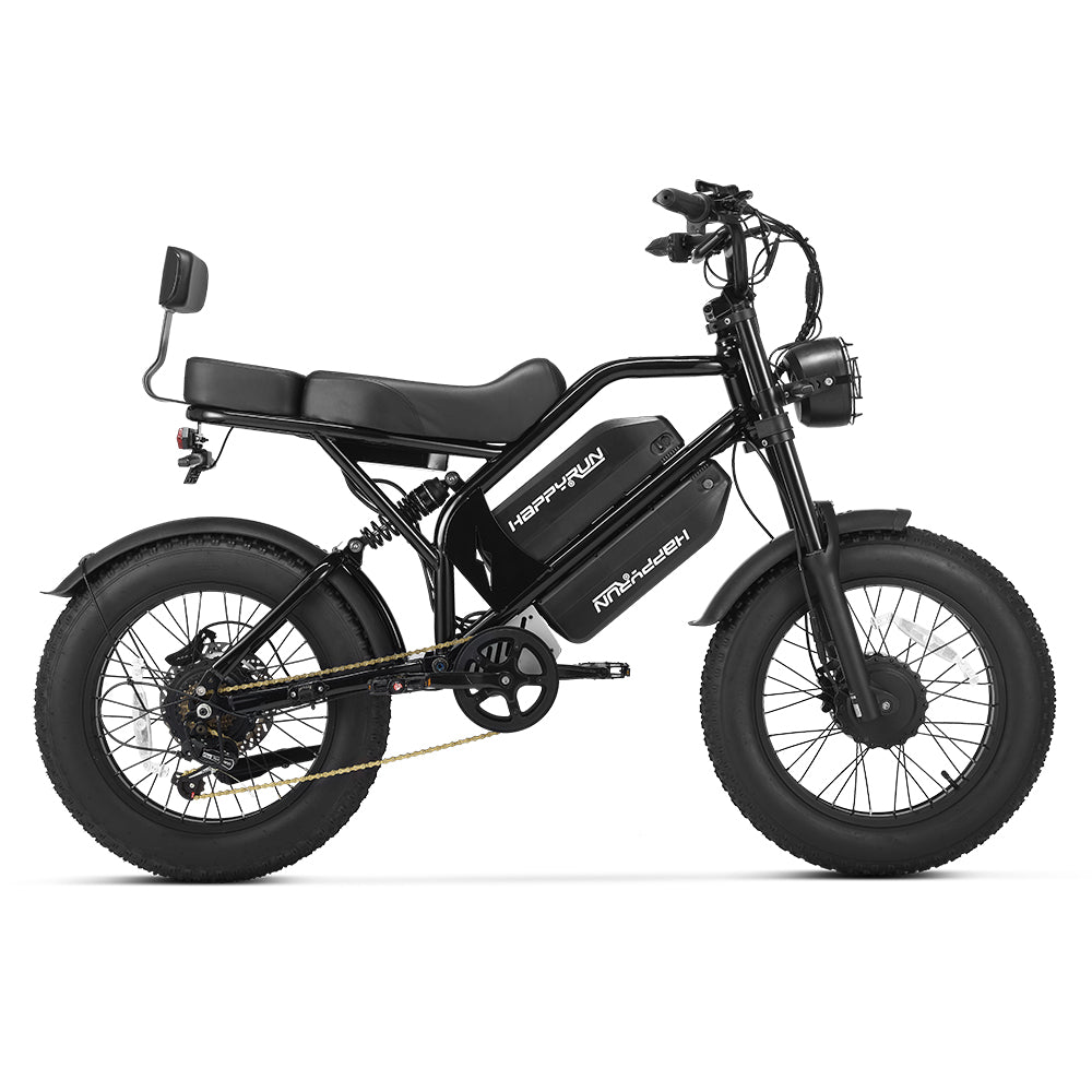 HappyRun G70 Pro Dual-Motor Dual-Battery Electric Cargo Bike(used)
