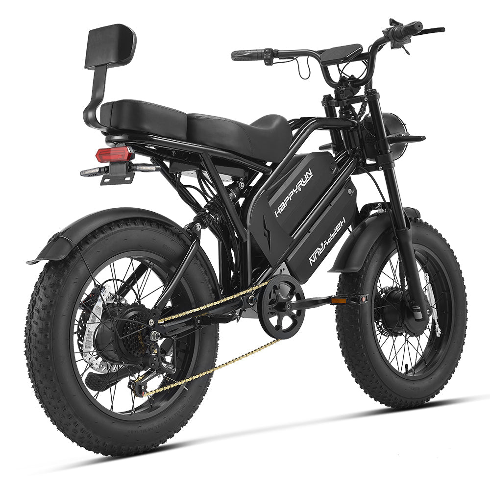 HappyRun G70 Pro Dual-Motor Dual-Battery Electric Cargo Bike(used)