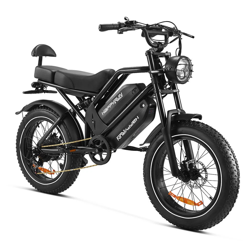 HappyRun G70 2000W Dual Battery Fast Electric Cargo Bike 2025 NEW + Free 4 Years Warranty