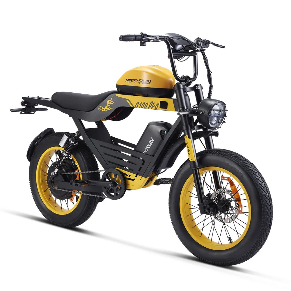 HappyRun G100 Pro Fastest 6000W Electric Bike Motorcycle + 4 Years Warrarty
